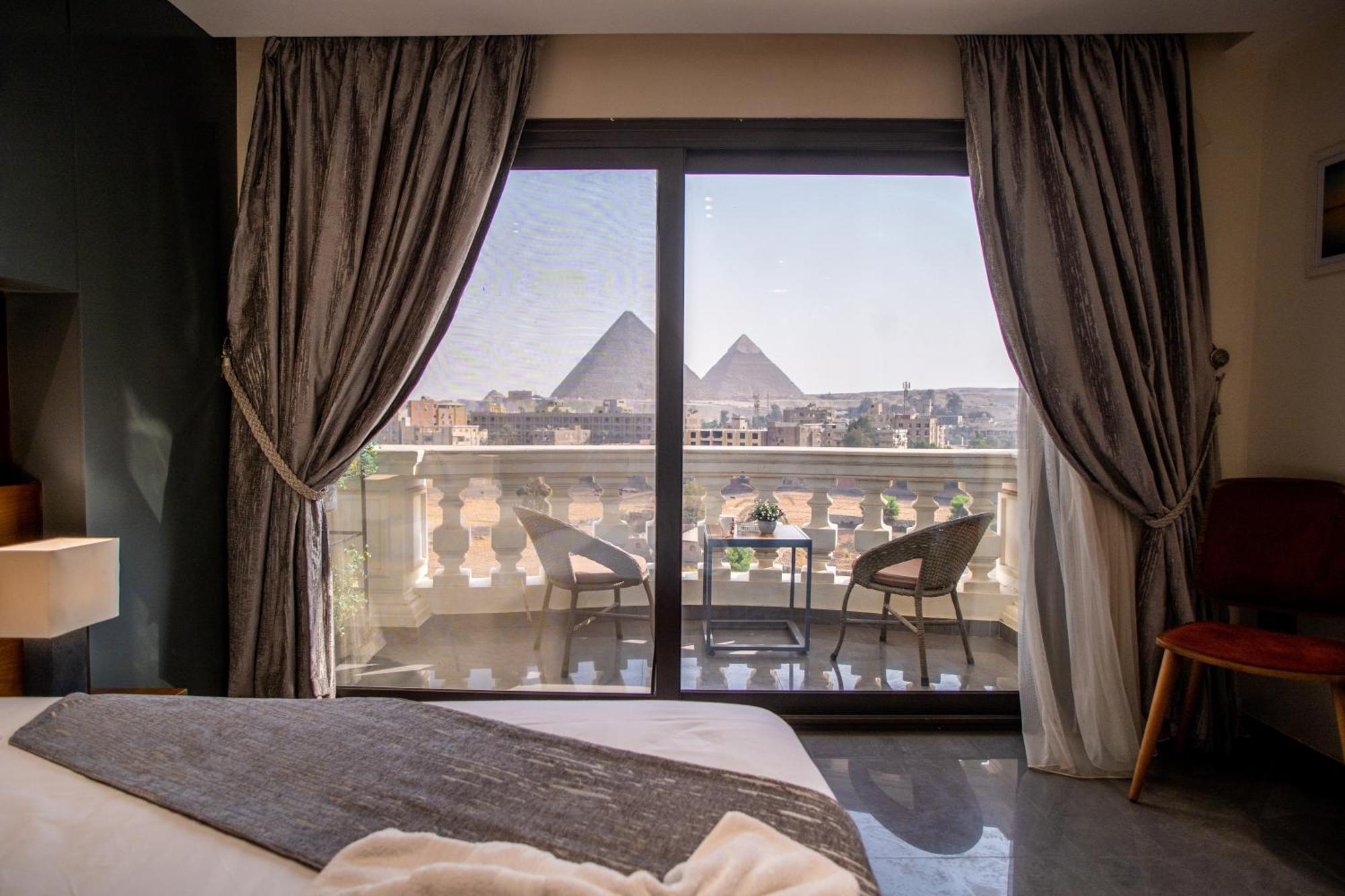 New Top Pyramids Hotel Kairo Bagian luar foto