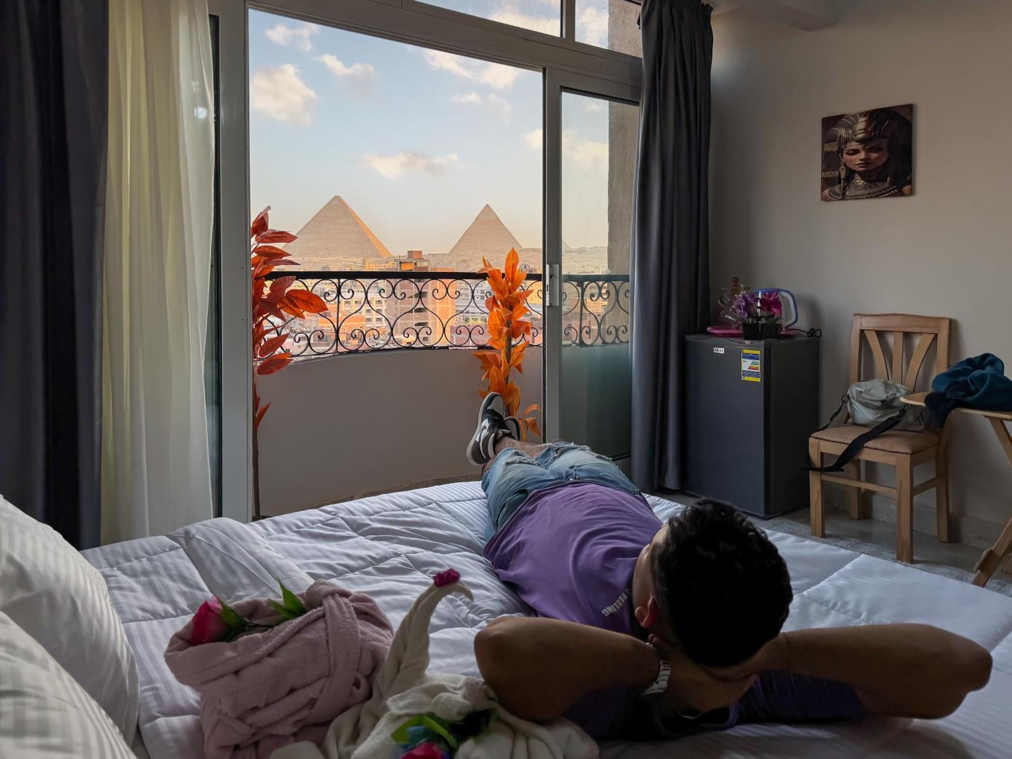 New Top Pyramids Hotel Kairo Bagian luar foto